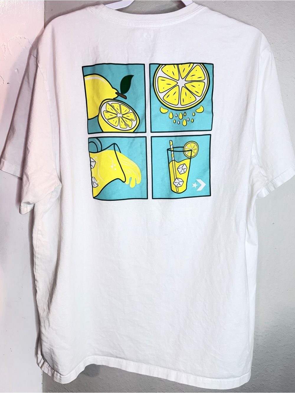 Converse How-To Lemonade white Short Sleeve T-Shirt Men